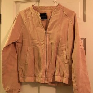 Sanctuary light pink bomber jacket